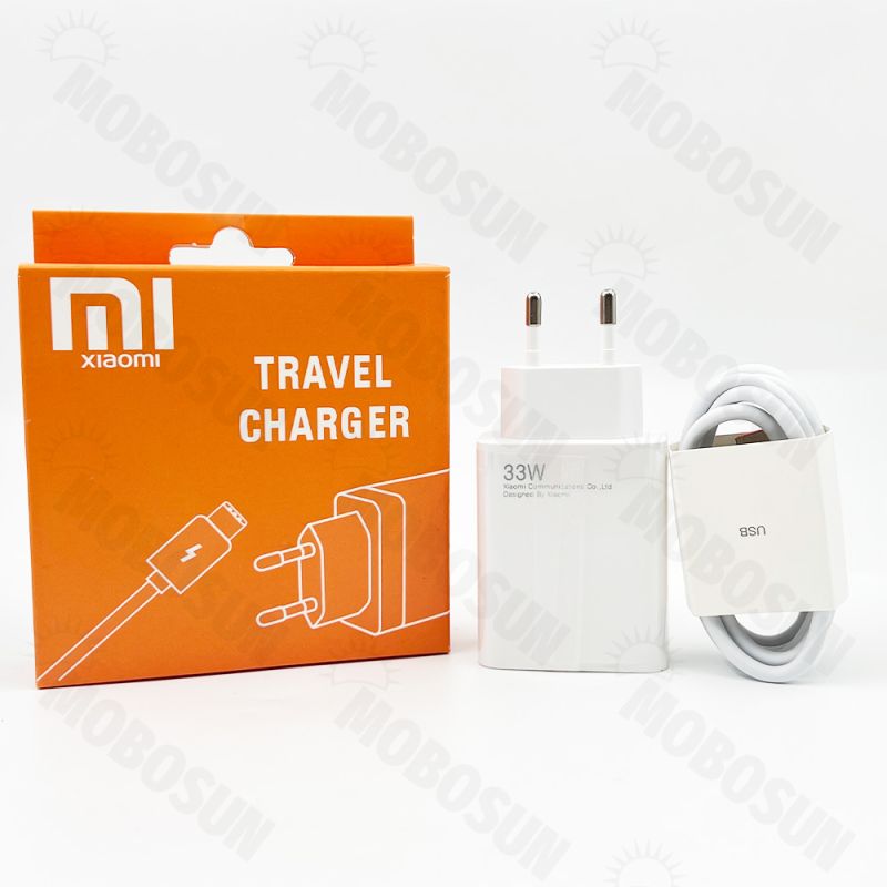 شارژر شیائومی USB-C 33W فست به همراه کابل