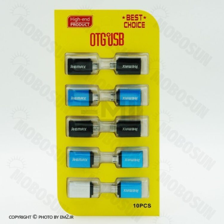 او تی جی ریمکس فلزی بسته 10 عددی MICRO USB